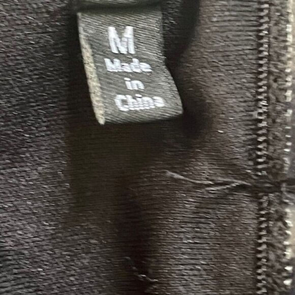 INA Women Feather Embellished Strapless Embroidered Sequin Black Jumpsuit M NWT - Picture 13 of 14